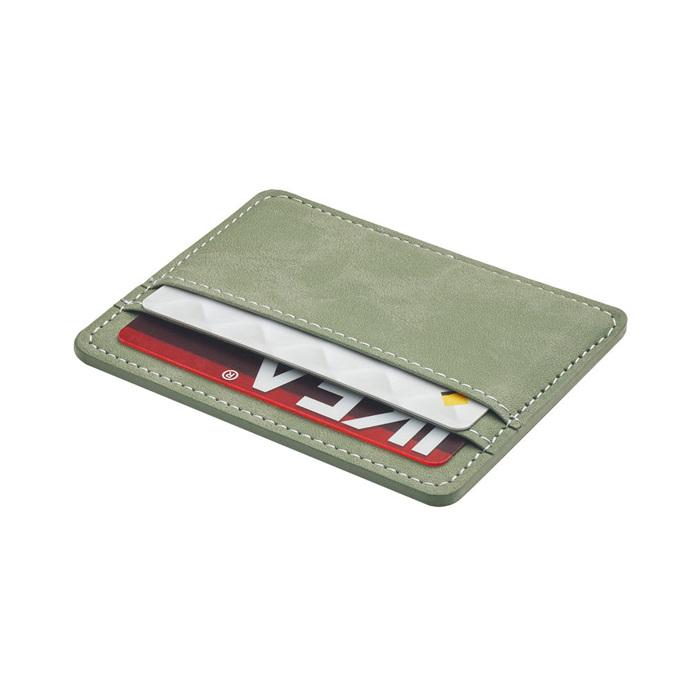 Olive Card Holder - Scribble & Dot