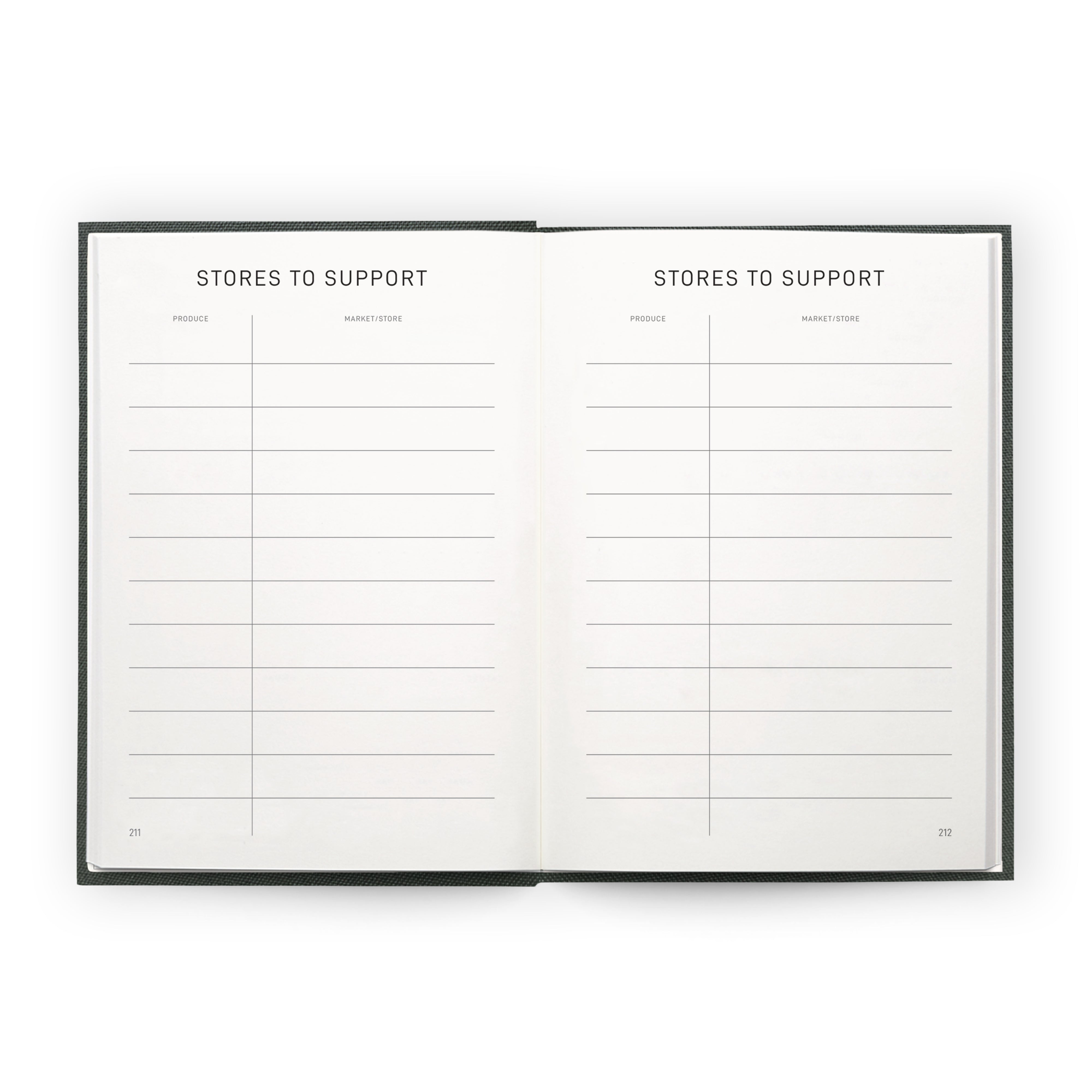 RECIPE JOURNAL - FOREST - Scribble & Dot