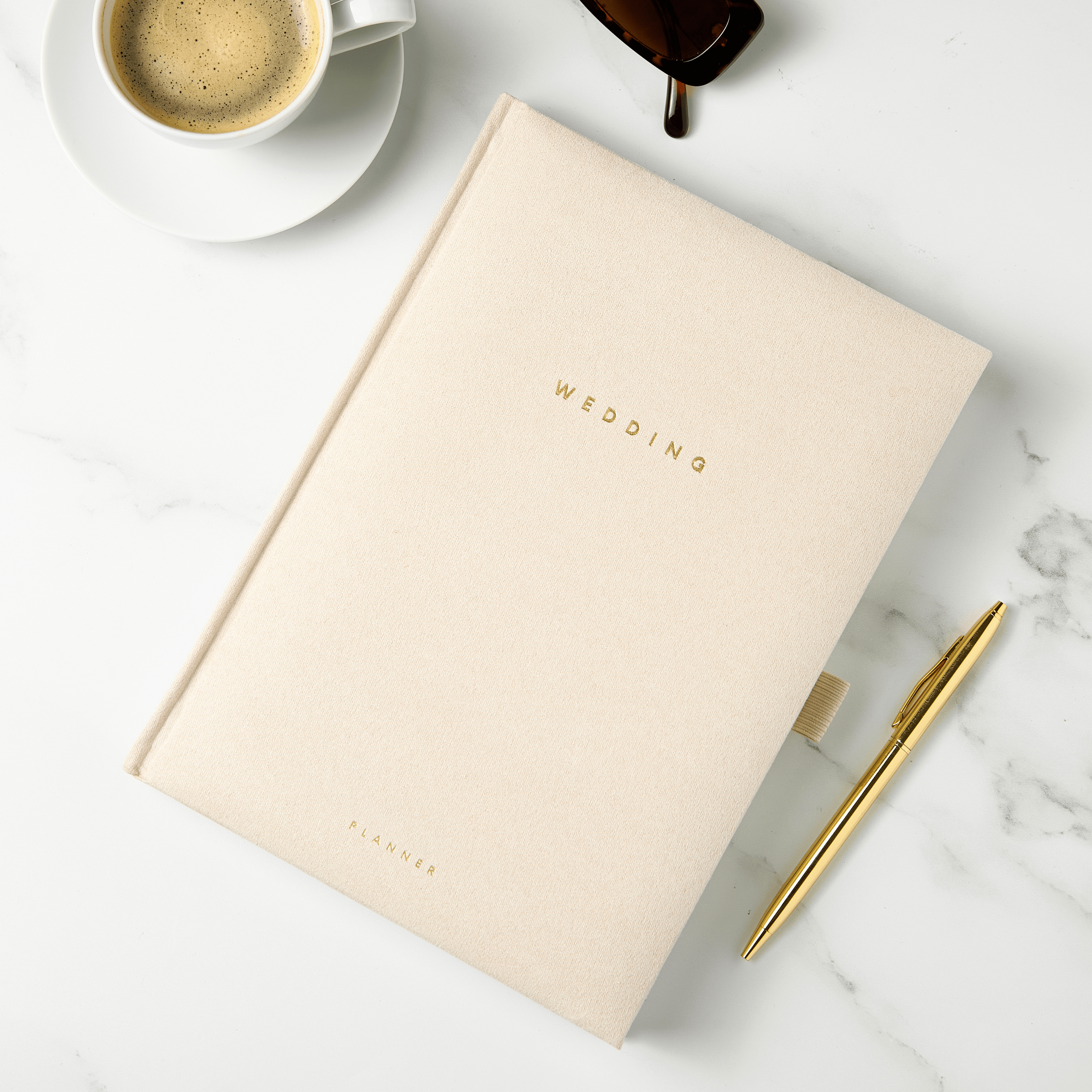 Luxury Wedding Planner Suede - Scribble & Dot