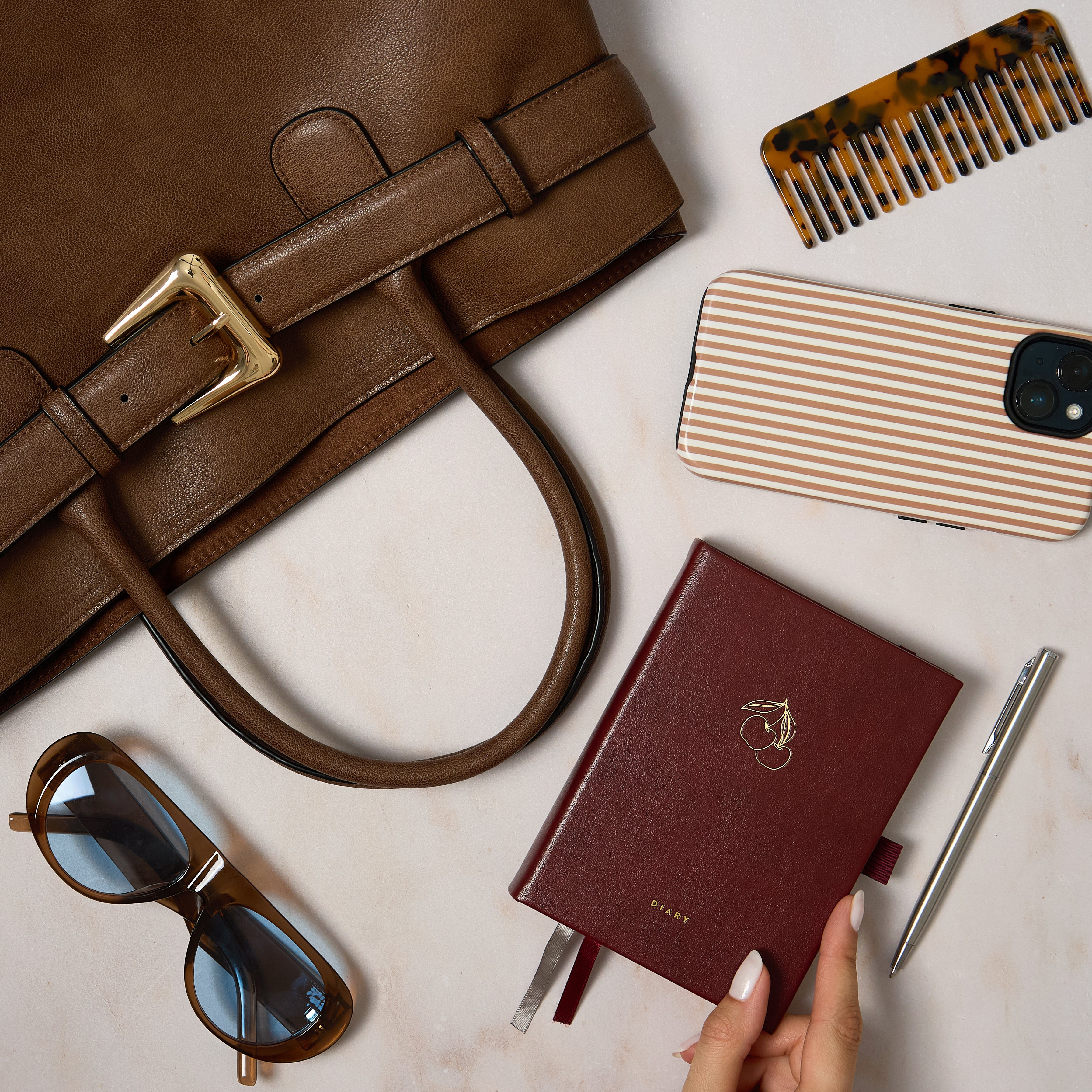 A6 2026 Diary - Cherry - Scribble & Dot 2026 daily diary 2026 weekly planner 2026 monthly planner 2026 dated planner 2026 hardcover diary 2026 Pocket Diary 2026 Small Diary