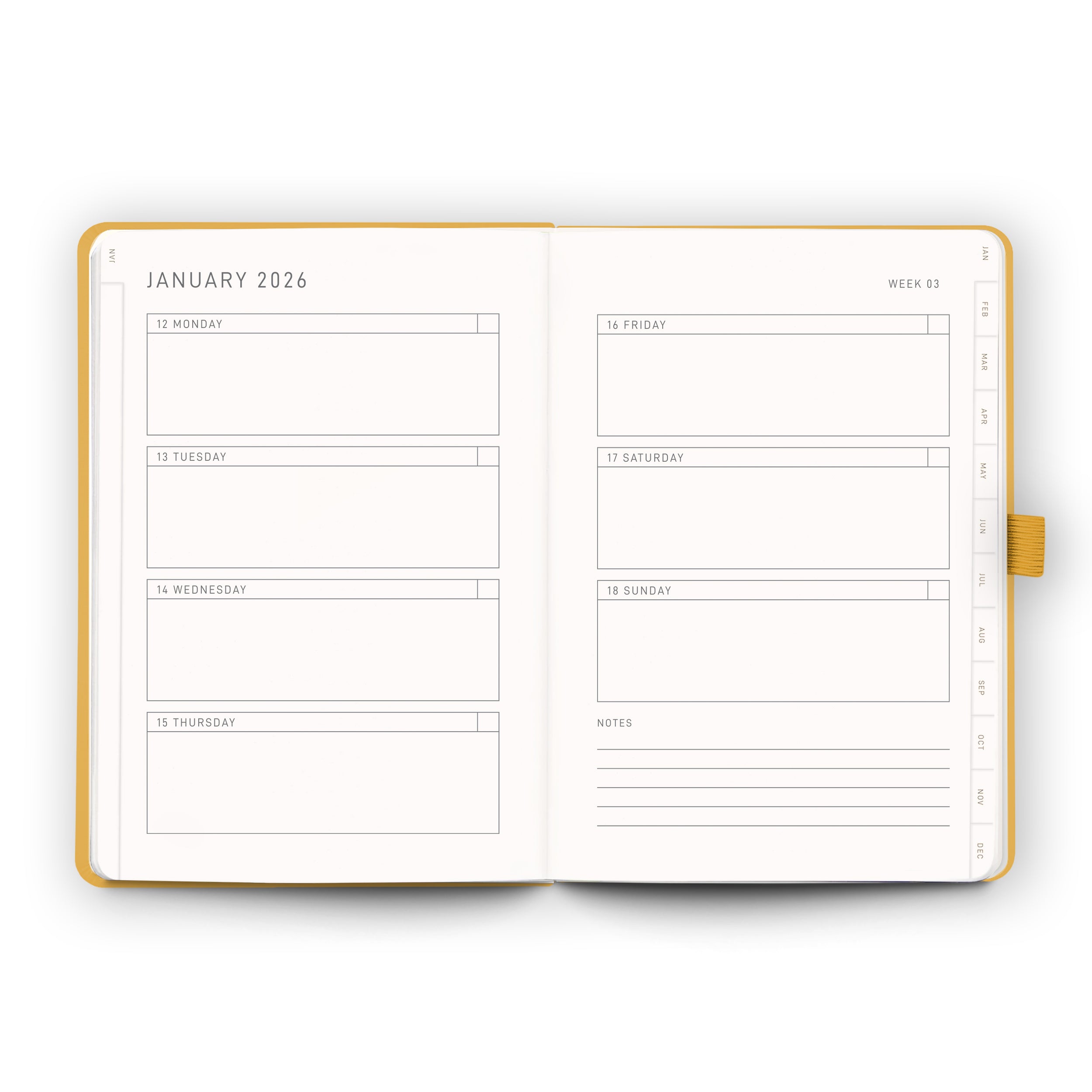 Tuscan Sun - 2026 Diary A5 (Weekly) - Scribble & Dot 2026 daily diary 2026 weekly planner 2026 monthly planner 2026 dated planner 2026 hardcover diary 2026 Pocket Diary 2026 Small Diary Premium Diary 2026 Diaries 2026 Diary