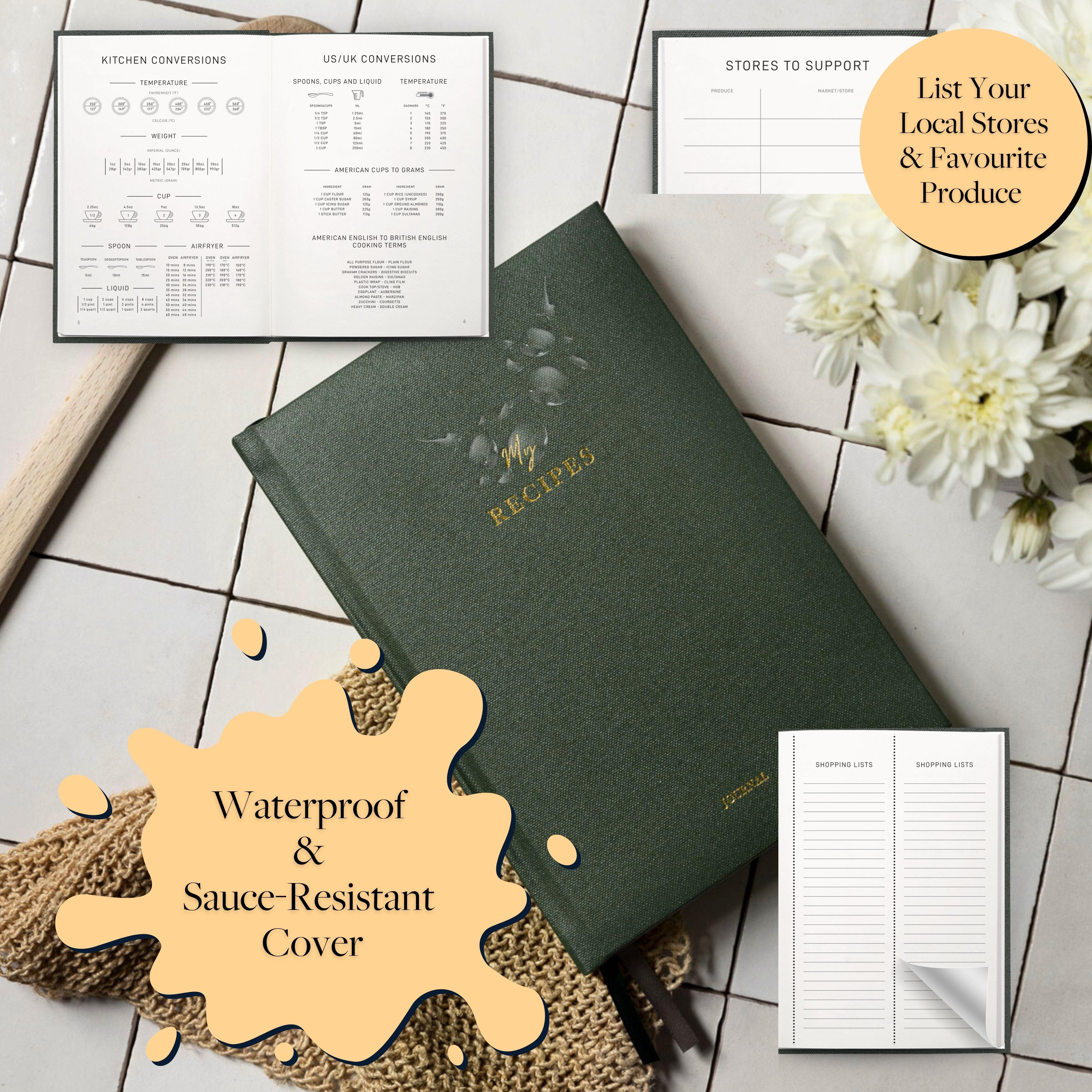 RECIPE JOURNAL - FOREST - Scribble & Dot