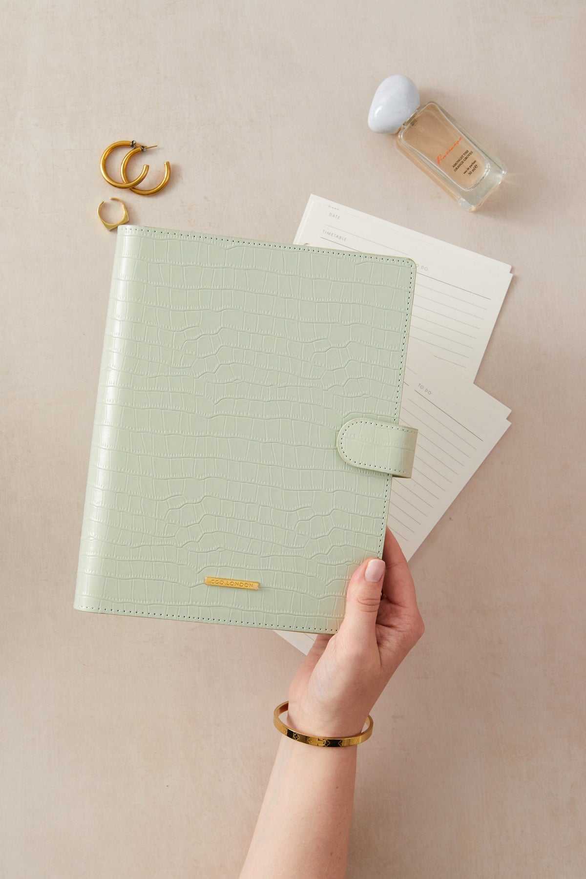 Classic Agenda - Sage Croc - CGD London