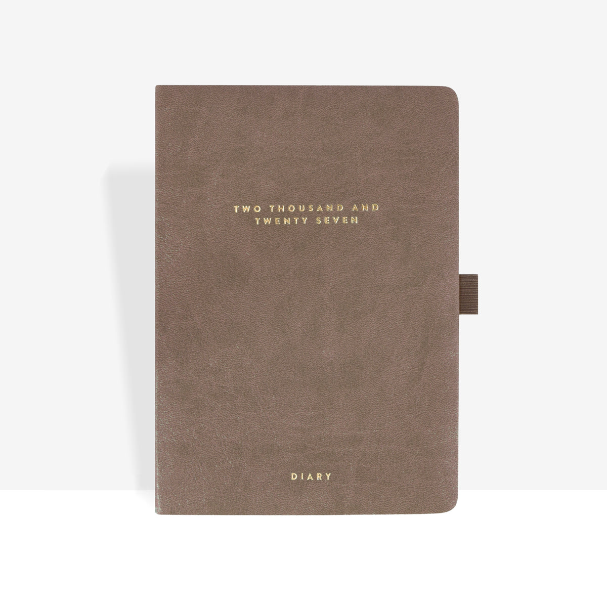 2027 A5 Day a Page Diary | Mocha