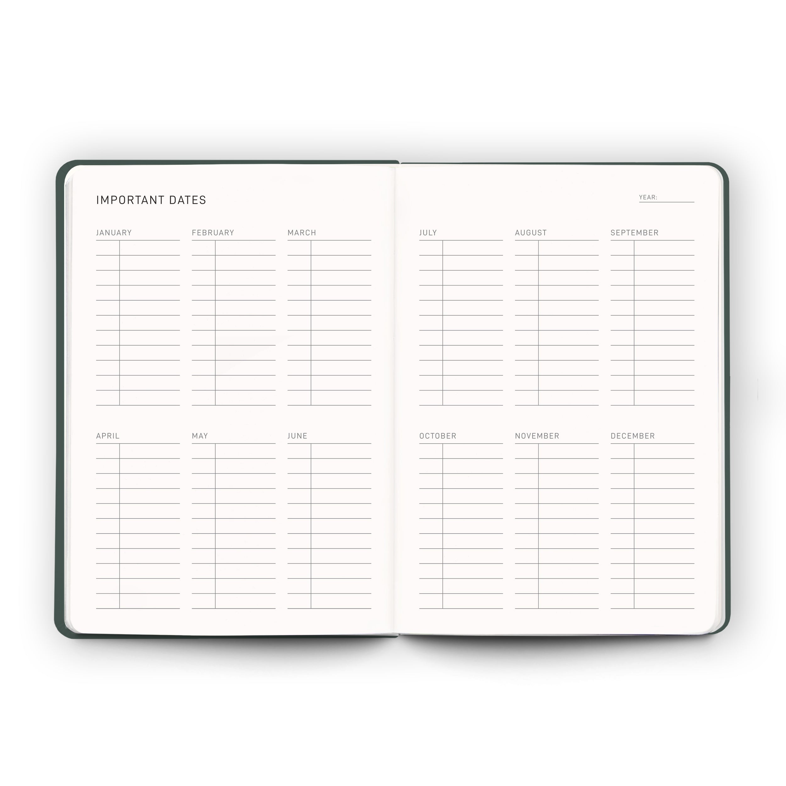 Daily Planner - Forest - Scribble & Dot