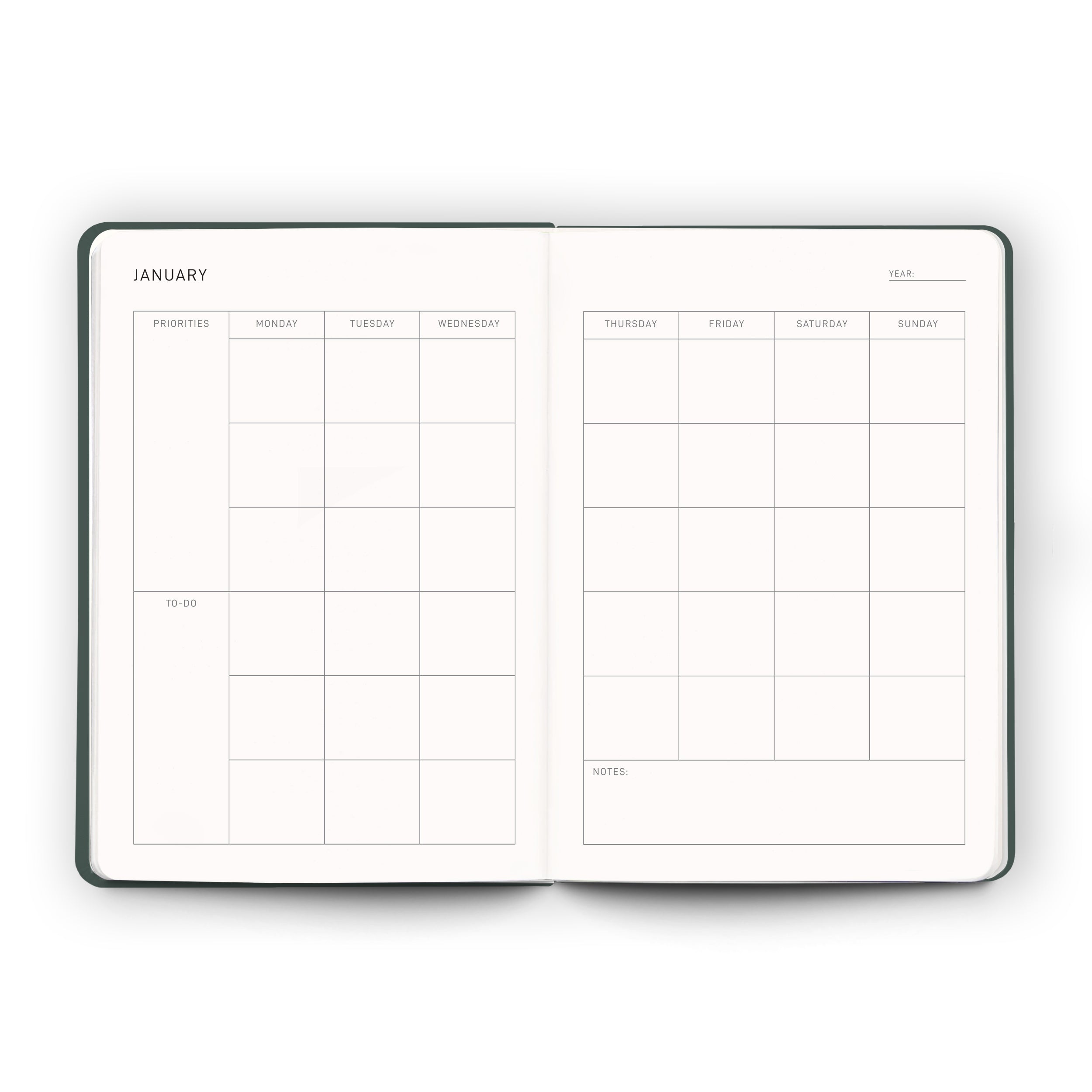 Daily Planner - Forest - Scribble & Dot