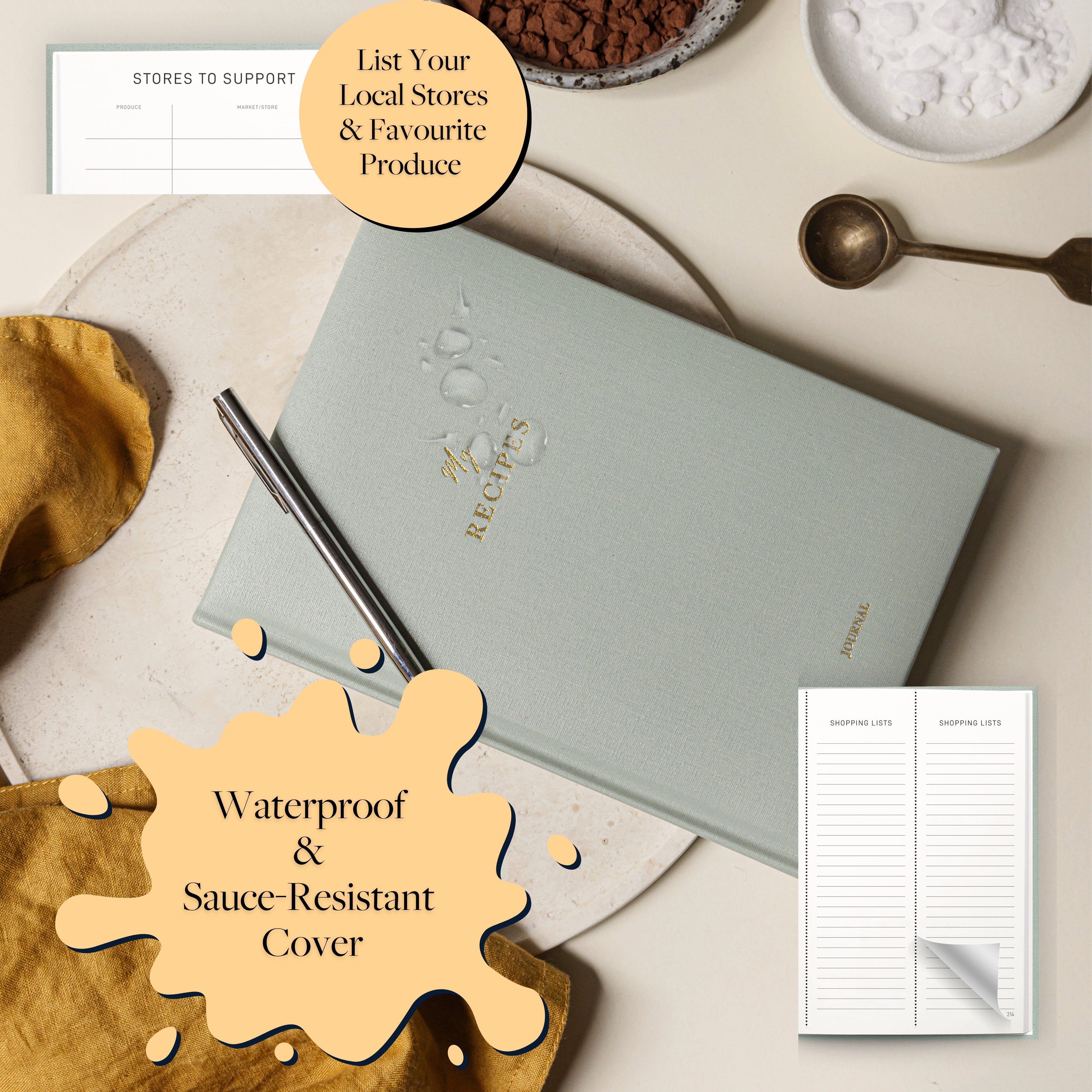 RECIPE JOURNAL - SAGE - Scribble & Dot