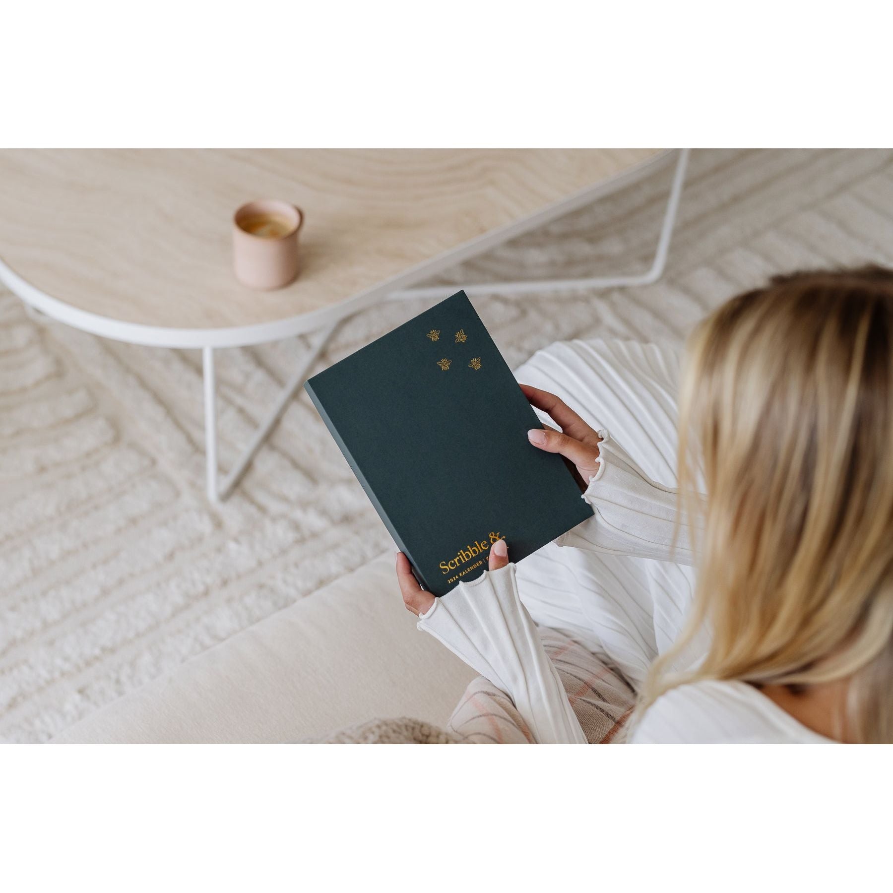 Gold Bee A5 2024 Diary - Scribble & Dot