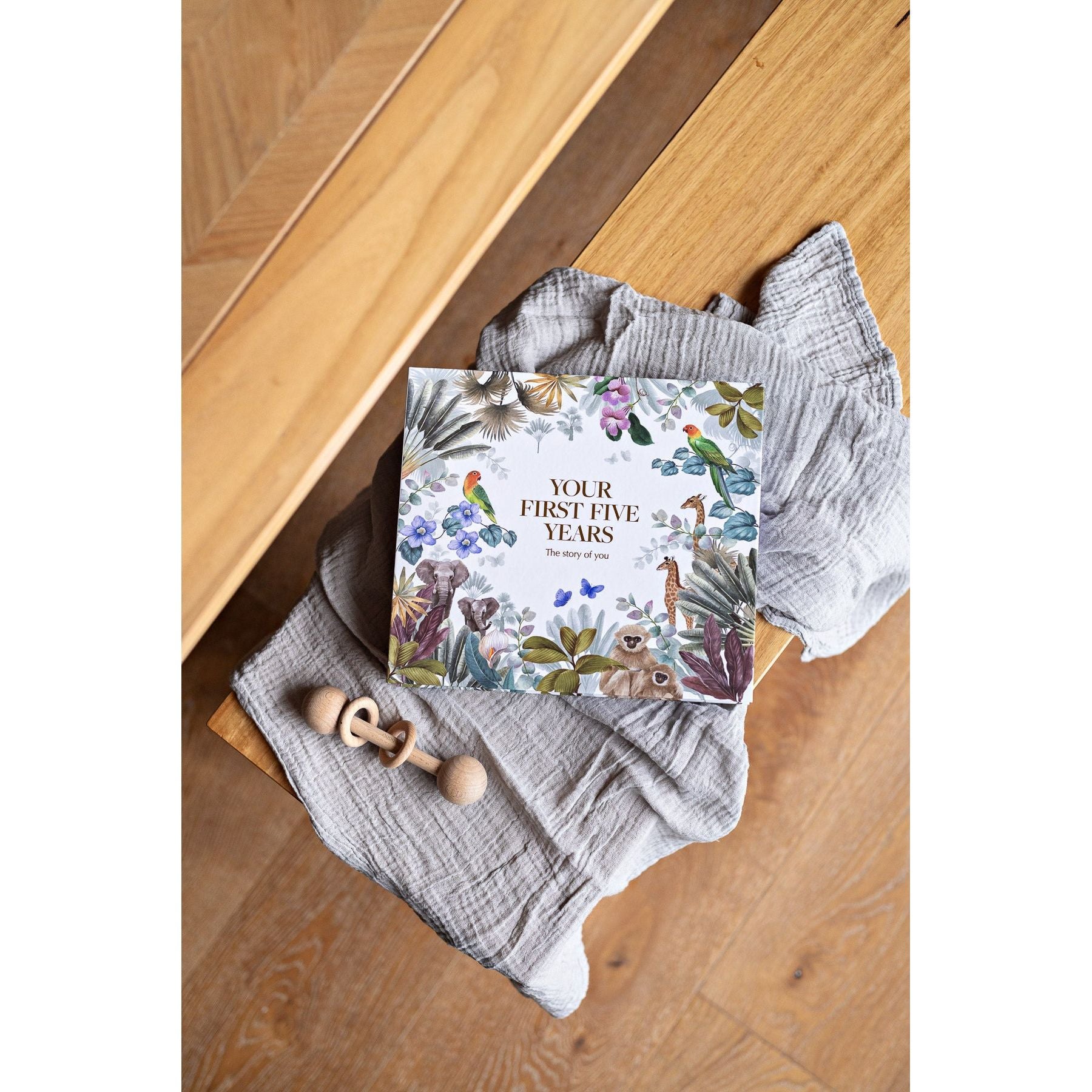 Jungle Edition Baby Memory Book 0 - 5 Years - Scribble & Dot