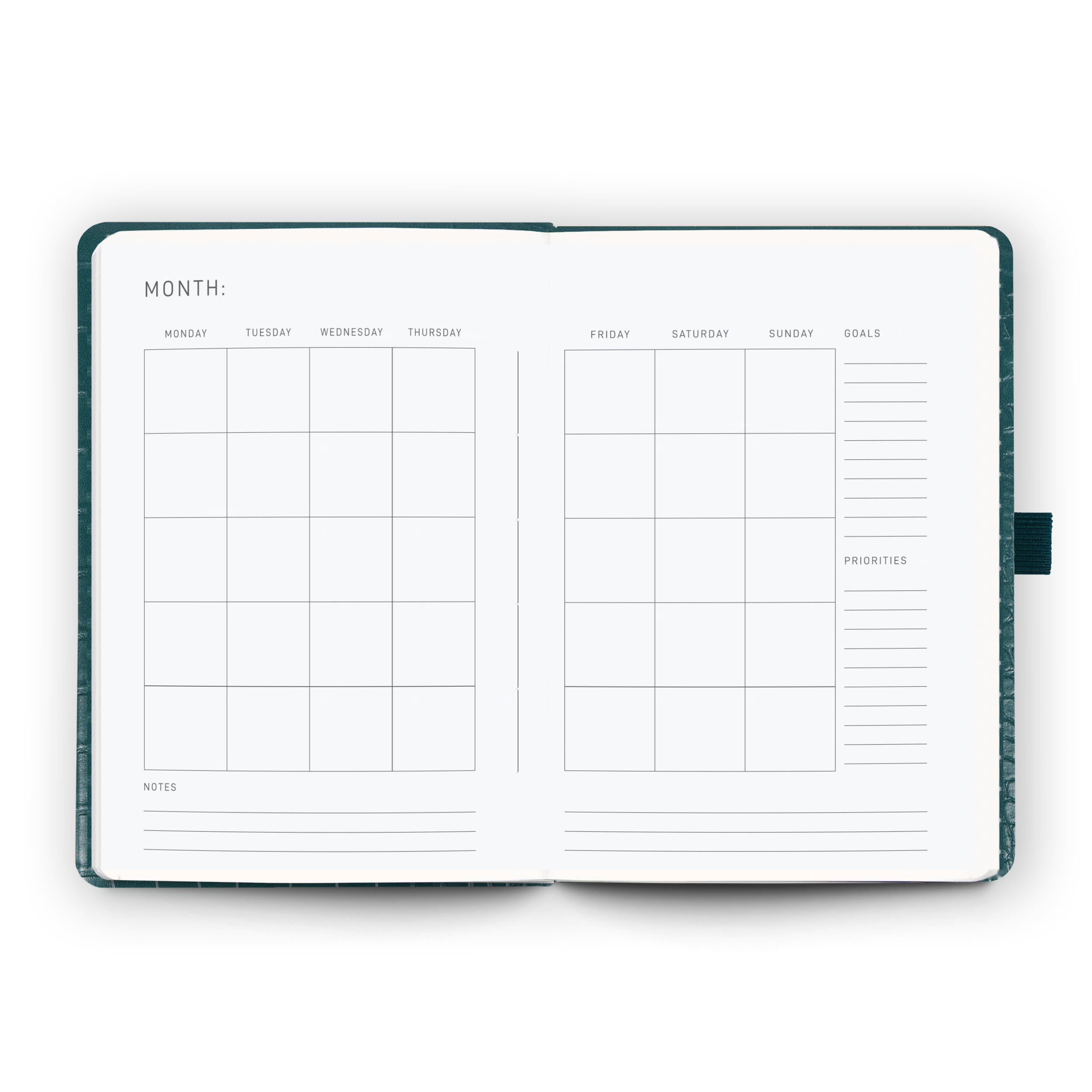 Undated Planner | Caspian Croc