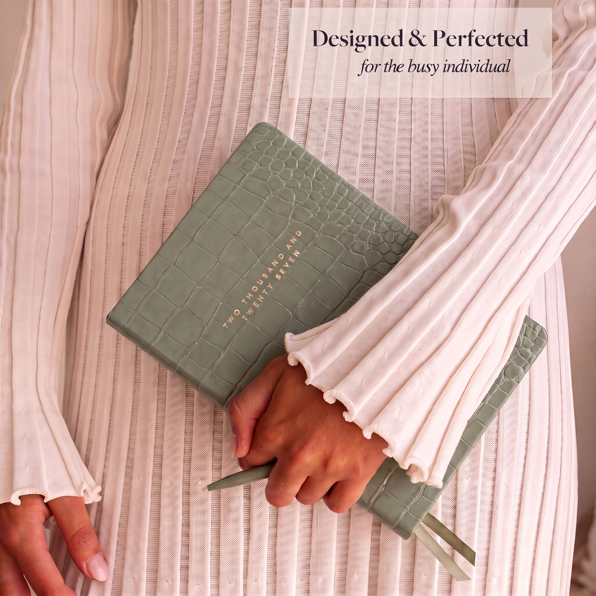 2027 A5 Week to View Diary | Sage Croc