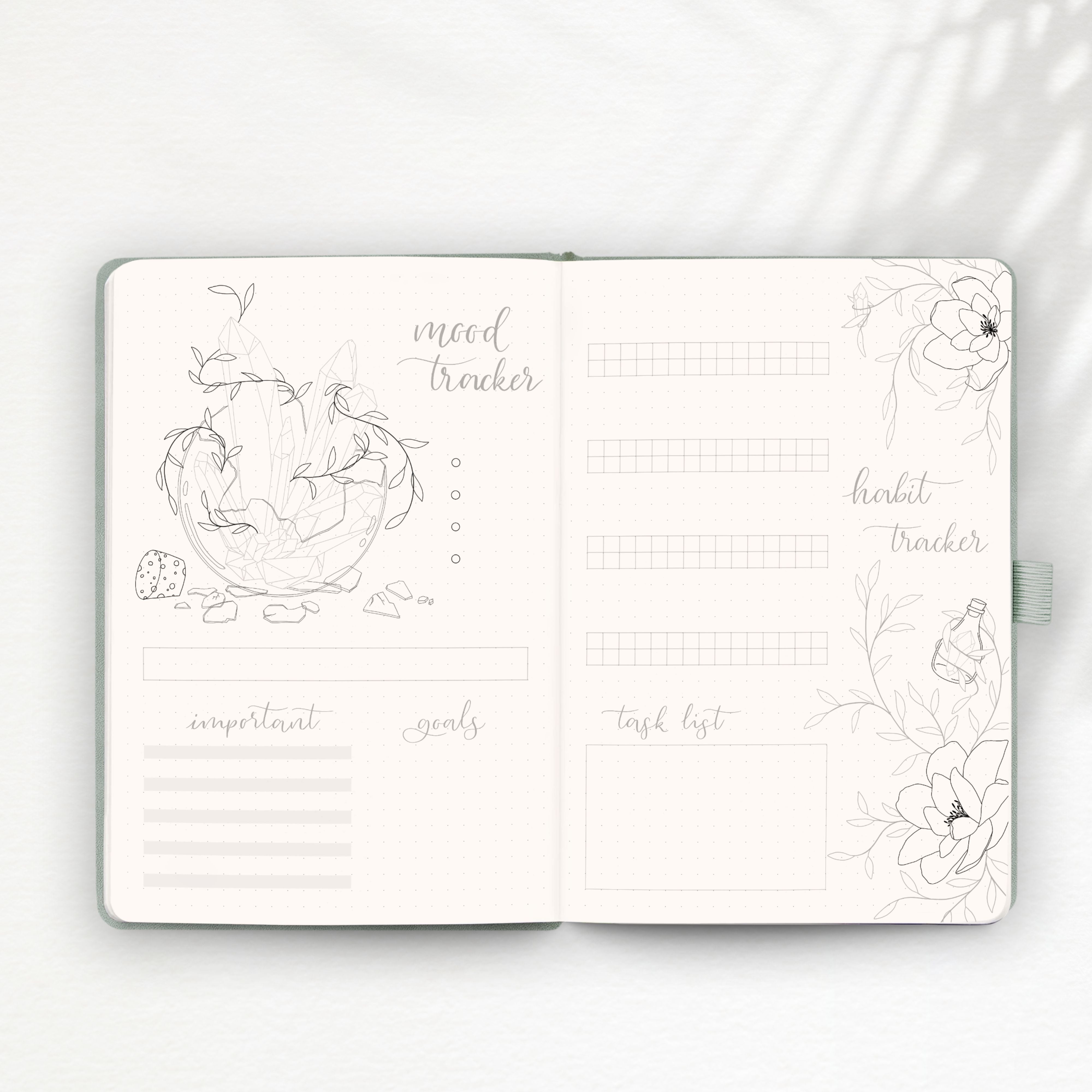 UNDATED PRE-MADE DOTTED JOURNAL - Scribble & Dot