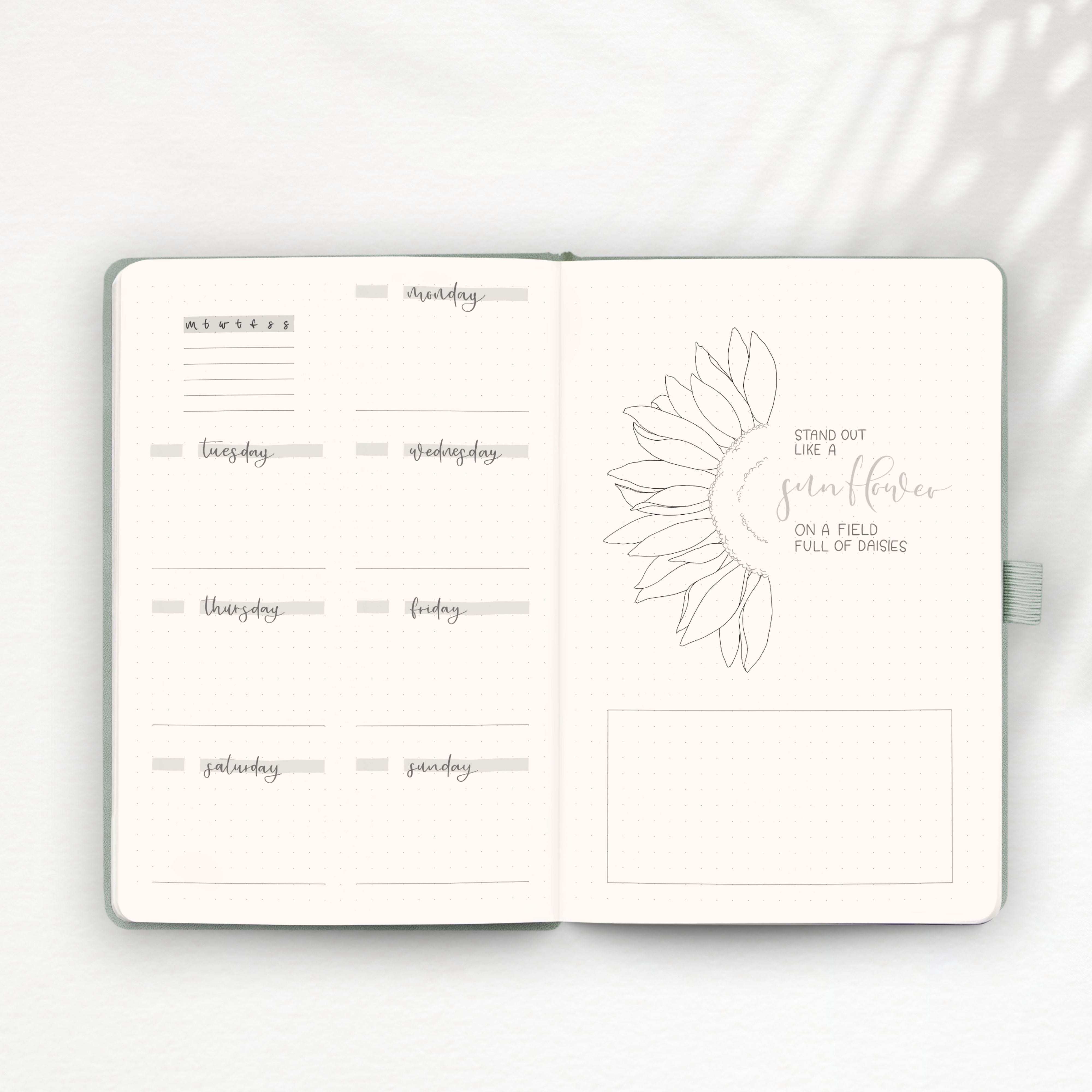 UNDATED PRE-MADE DOTTED JOURNAL - Scribble & Dot