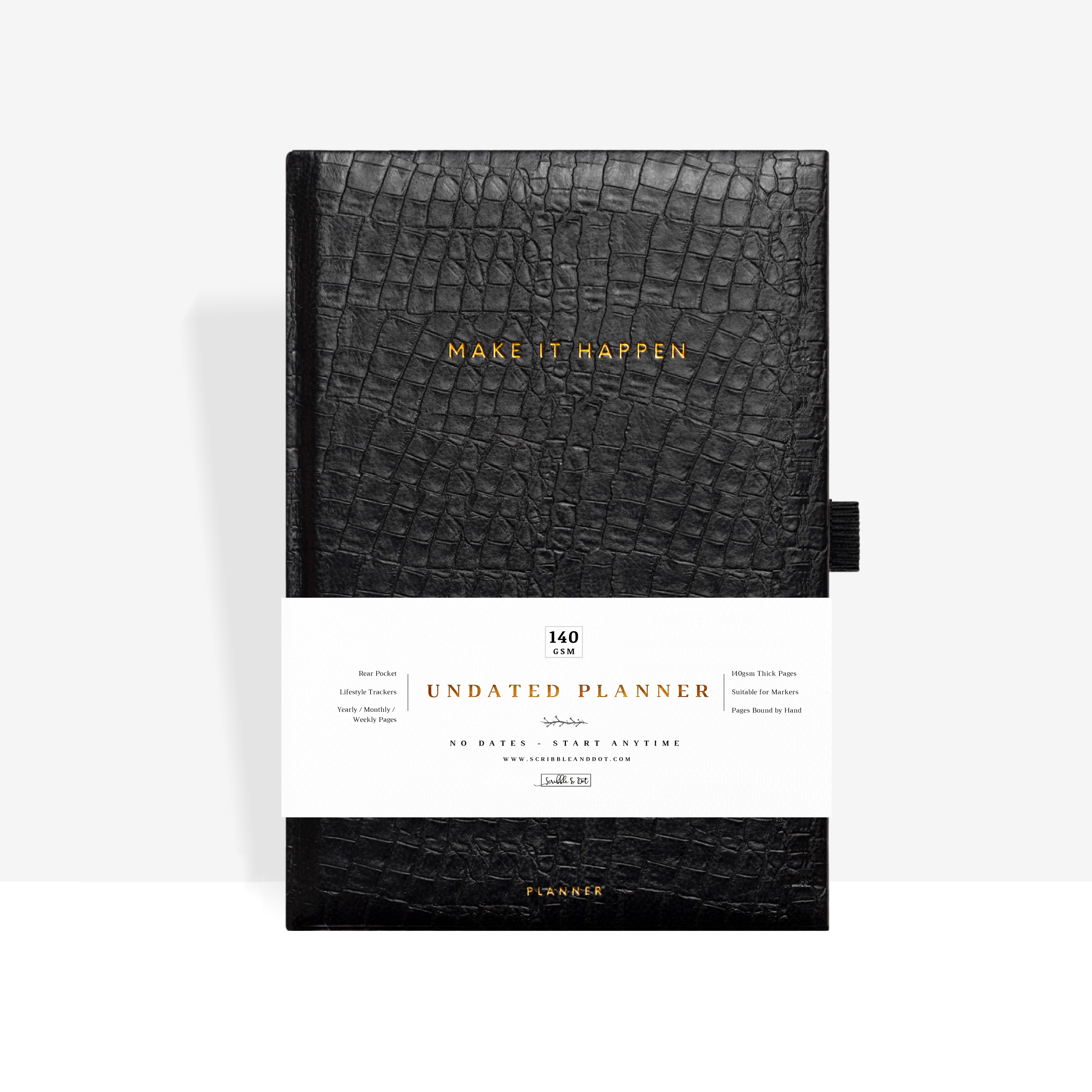 Make It Happen Planner A5 - Undated - Scribble & Dot