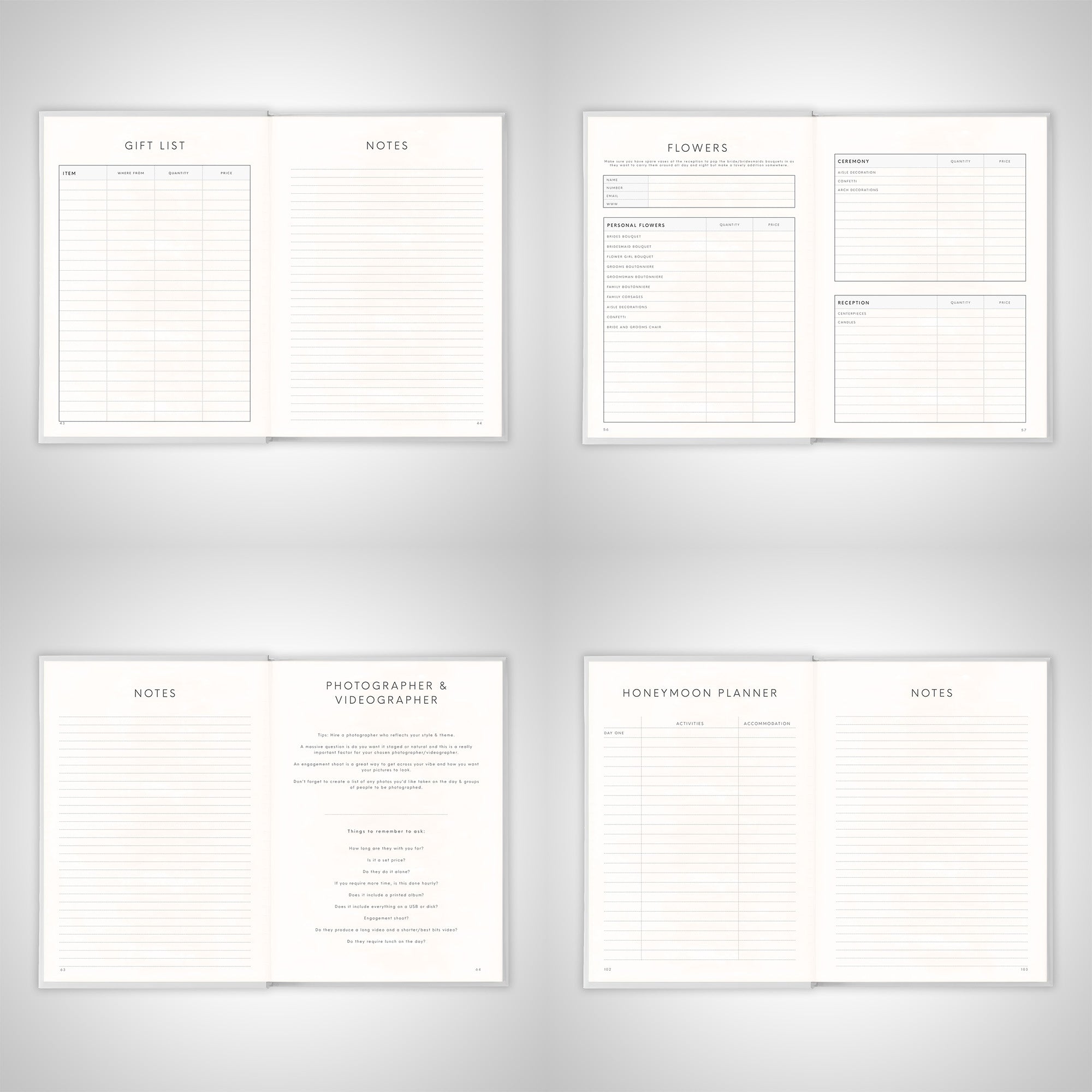 Wedding Planner - Scribble & Dot