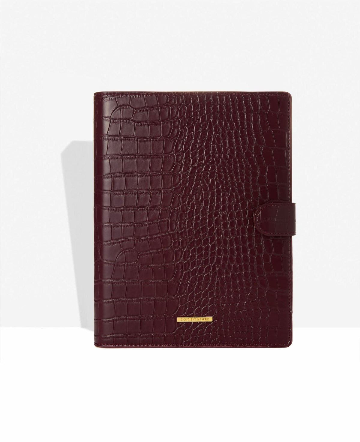 Classic Agenda - Chocolate Cherry Croc - CGD London
