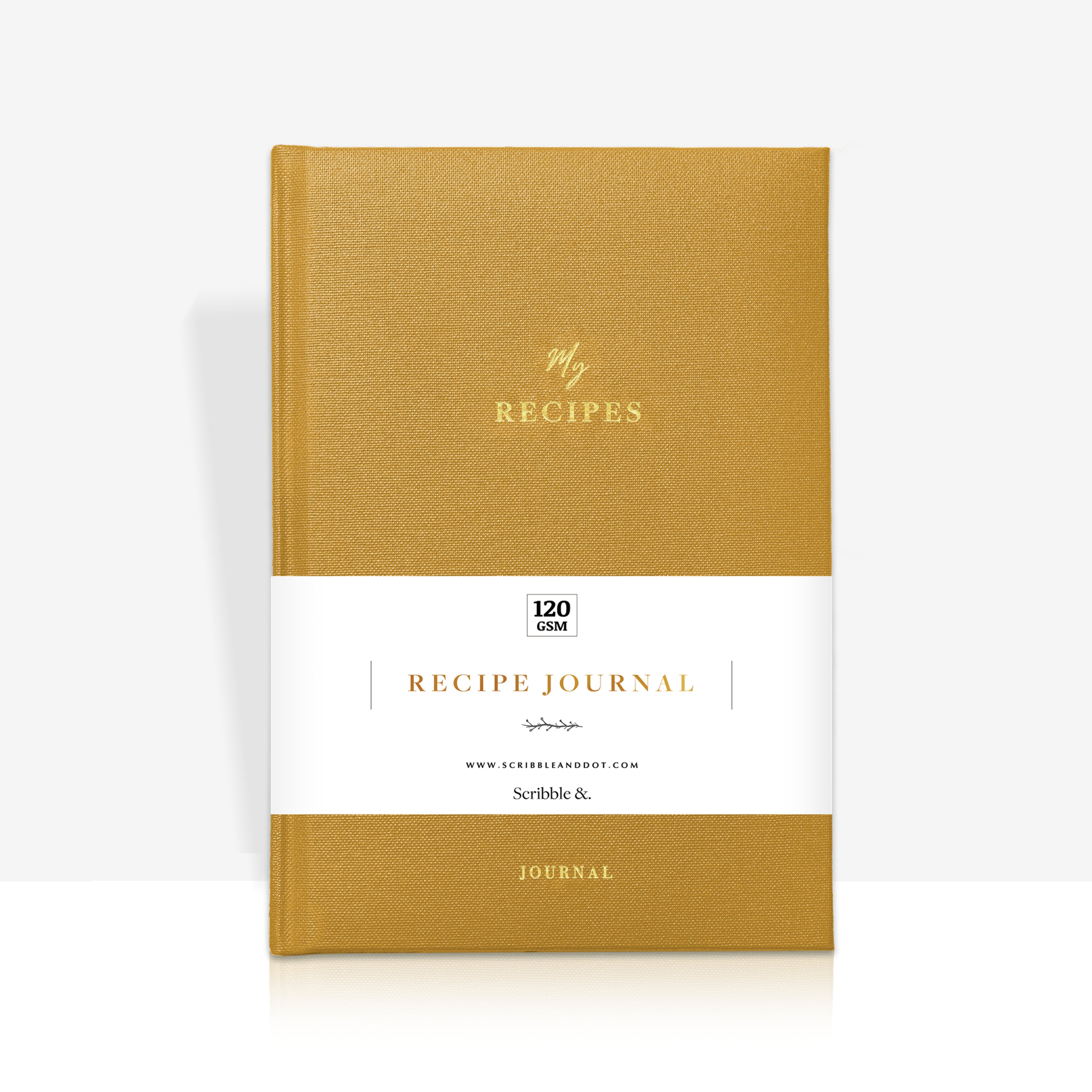 RECIPE JOURNAL - MUSTARD - Scribble & Dot