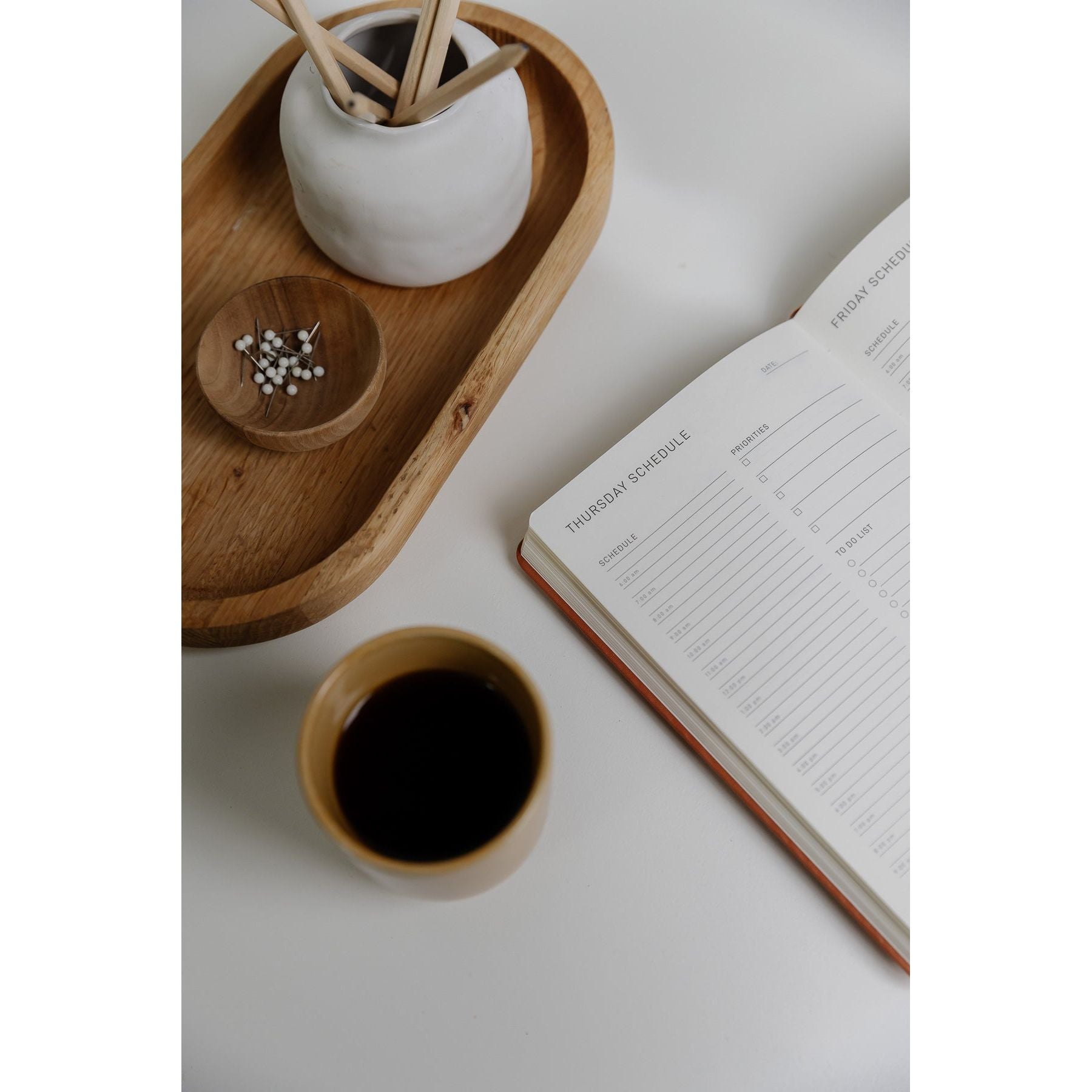 Daily Planner - Rust - Scribble & Dot