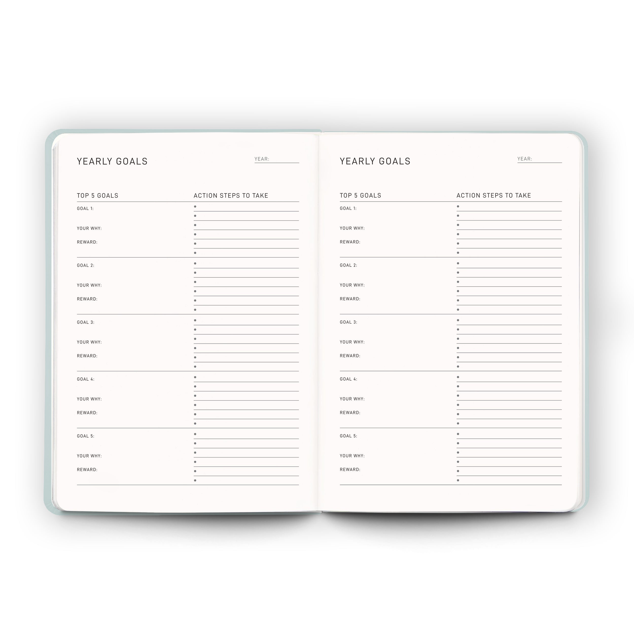 Daily Planner - Sea Sage - Scribble & Dot