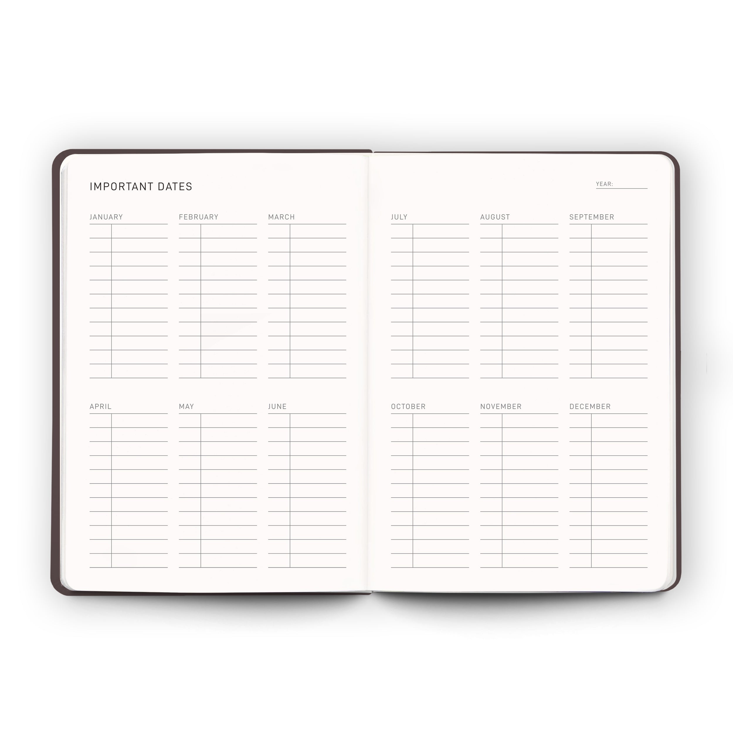 Daily Planner - Mocha - Scribble & Dot