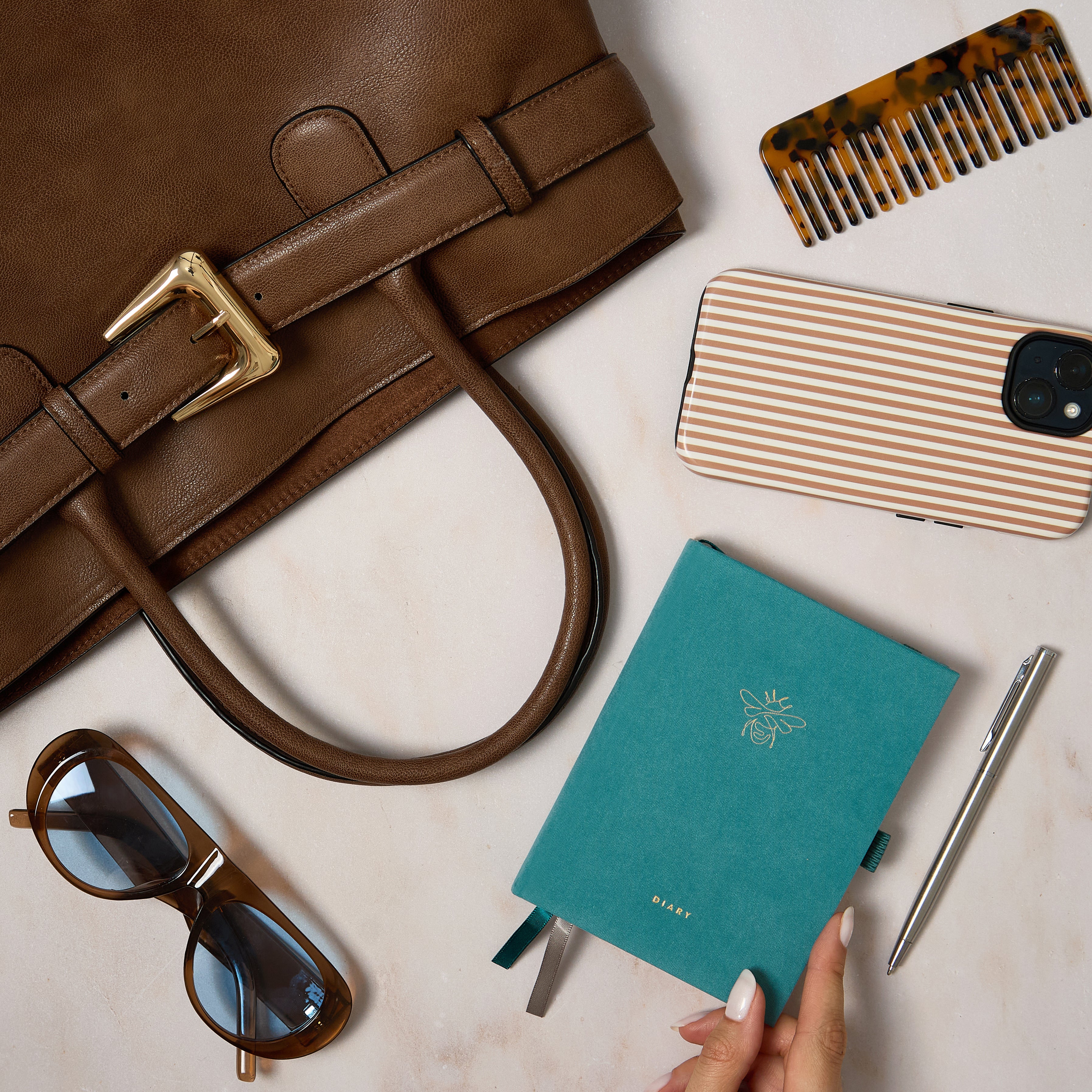 A6 2026 Diary - Teal - Scribble & Dot