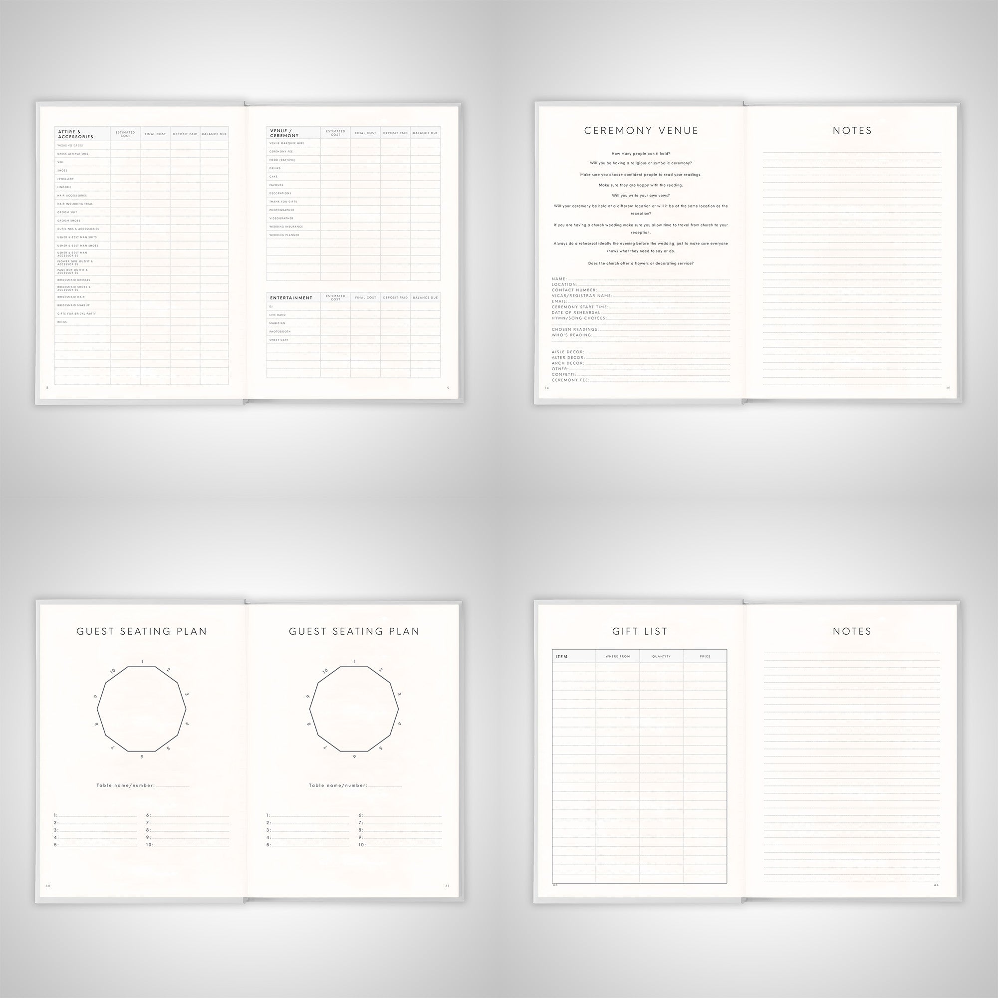 WEDDING PLANNER | SET - Scribble & Dot