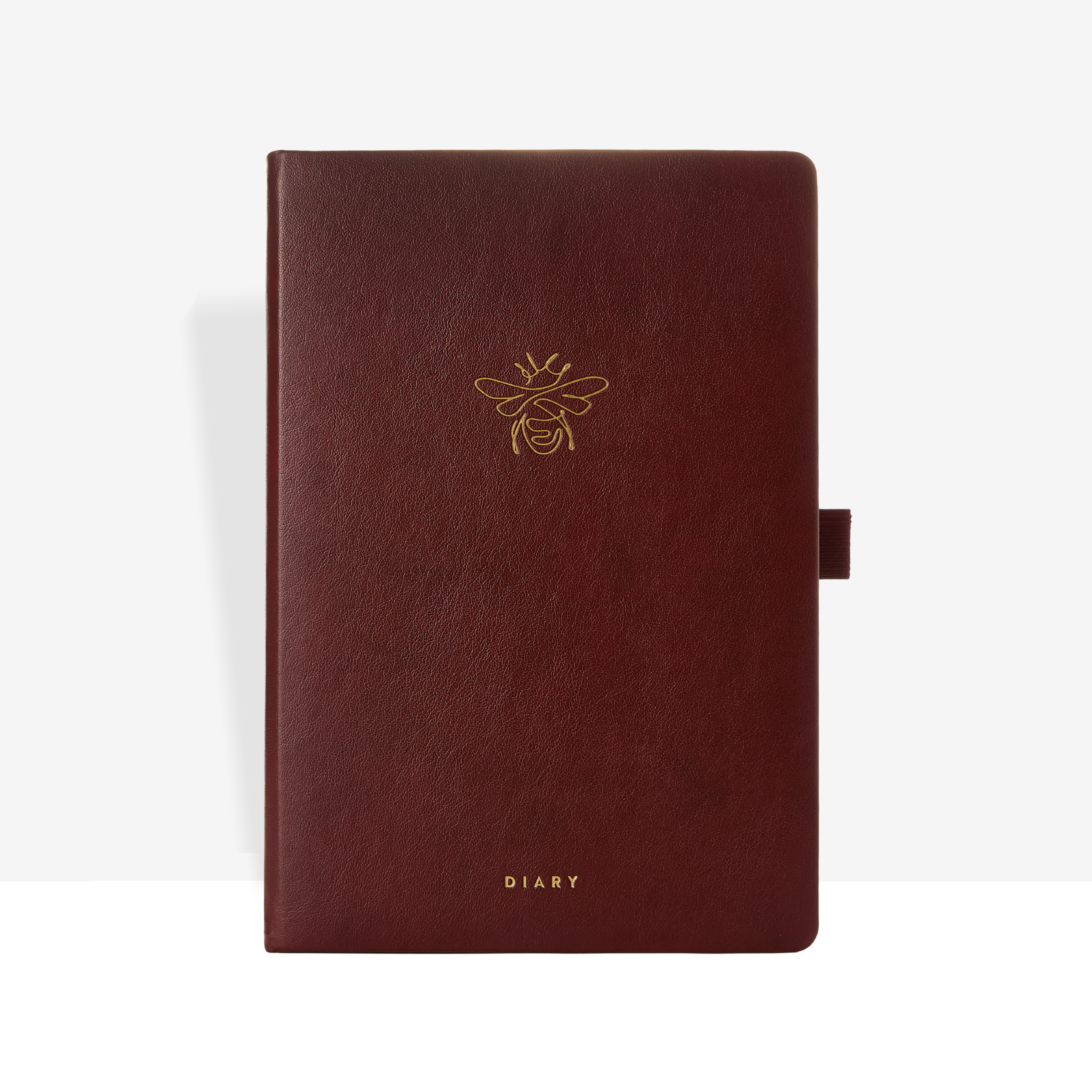 Dark Maroon - 2026 Diary - Day per Page A5