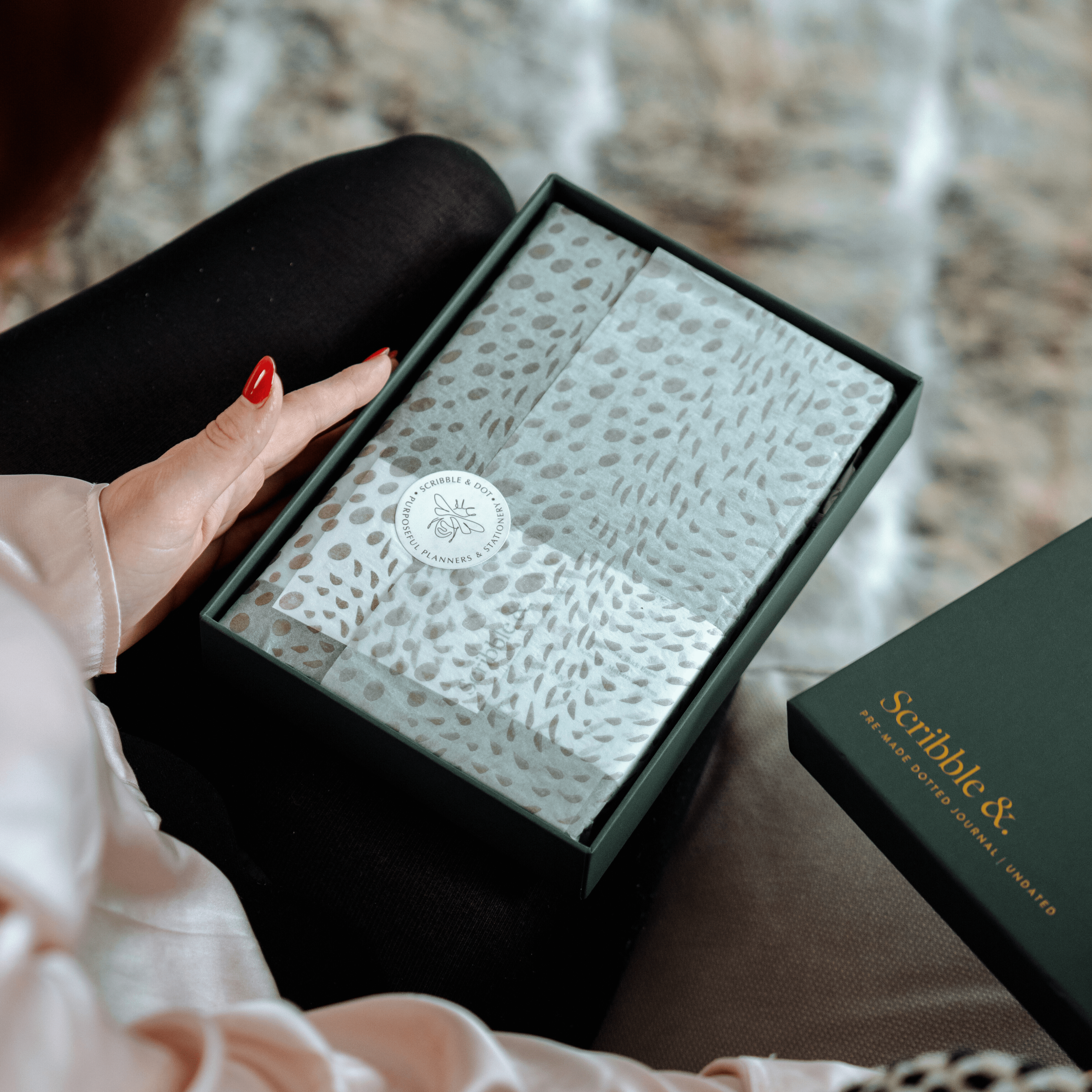 Gold Bee A5 2025 Diary - Scribble & Dot