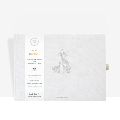 Giraffe Baby Memory Book 0-5 Years - Scribble & Dot