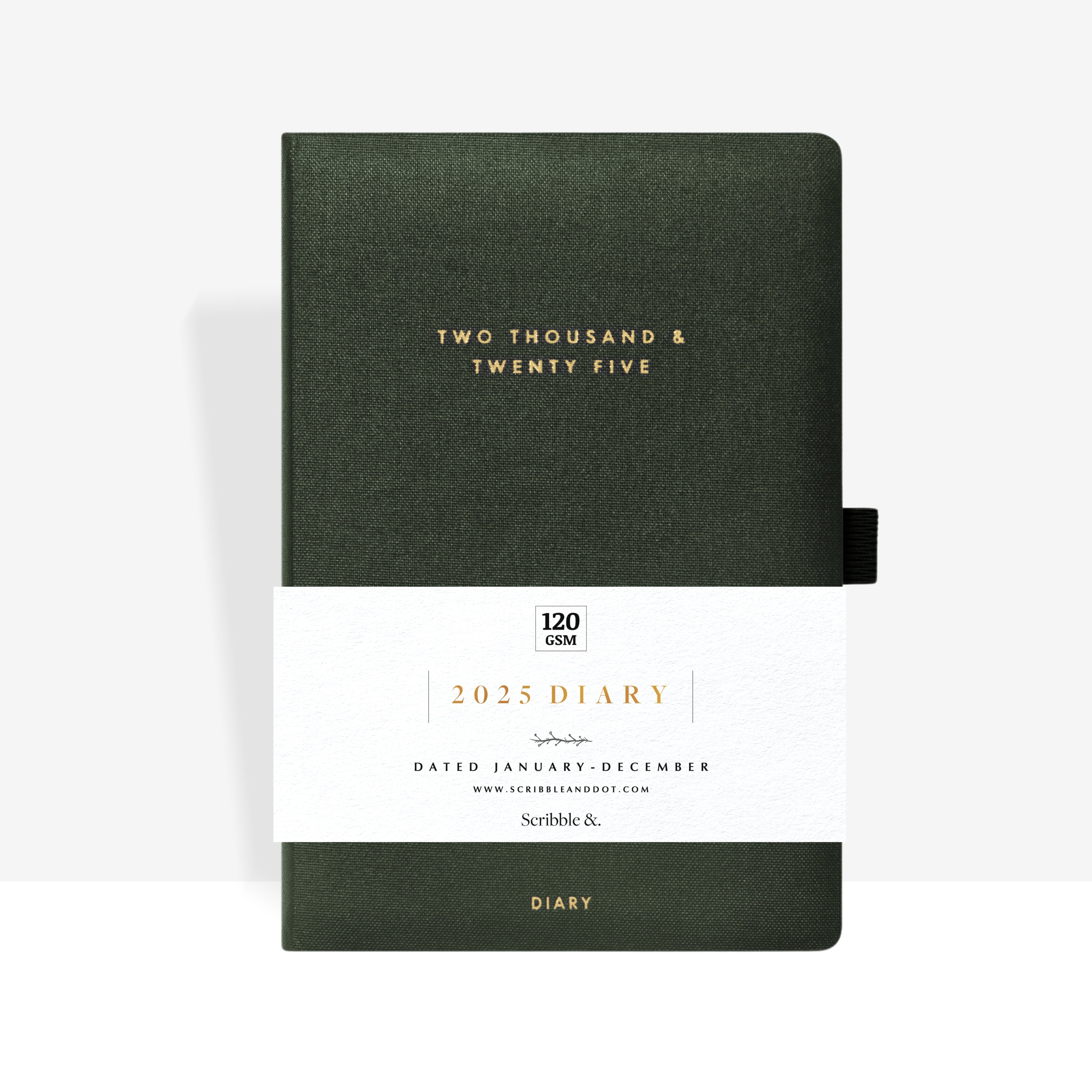 Pine Forest A5 2025 Diary - Scribble & Dot