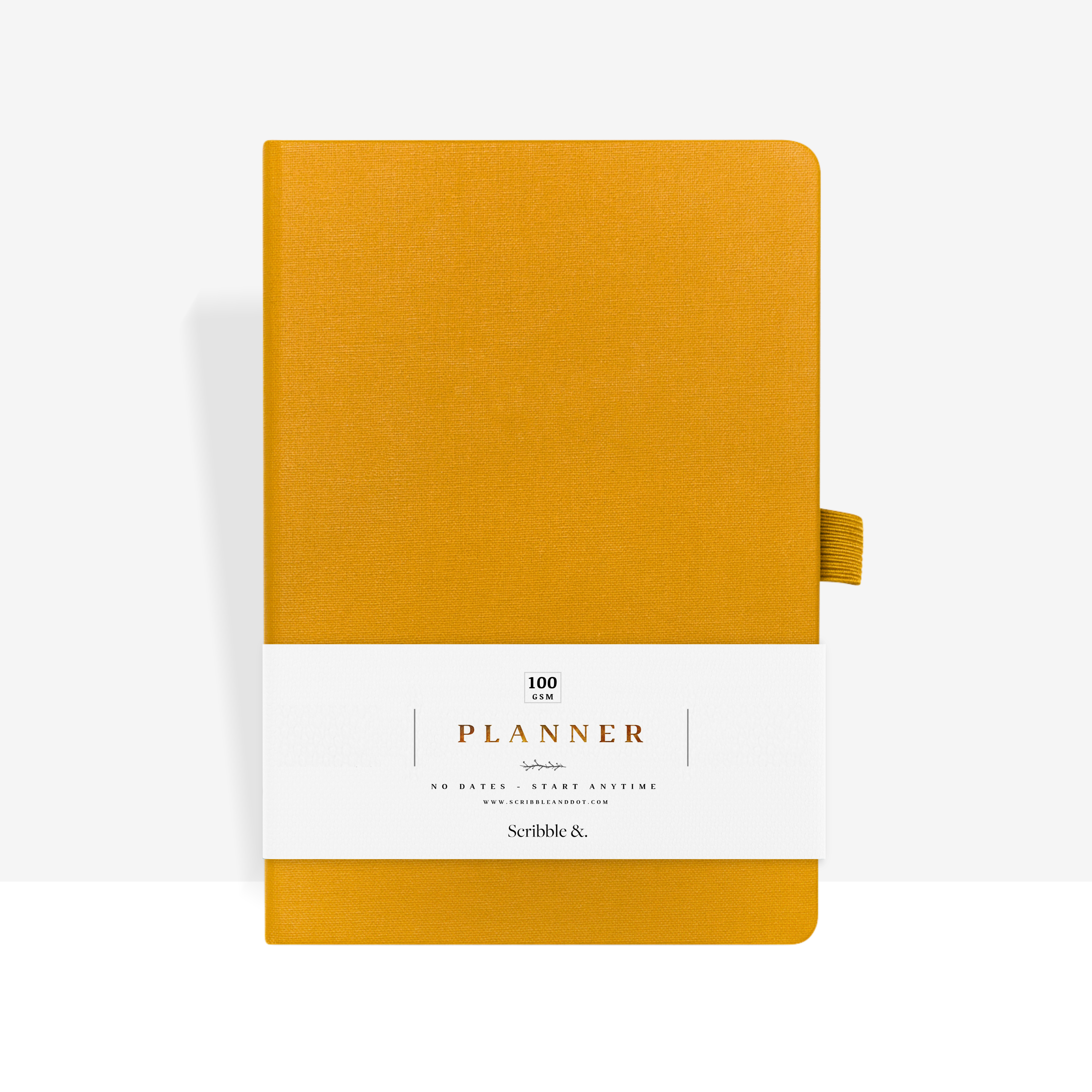Daily Planner - Mustard - Scribble & Dot
