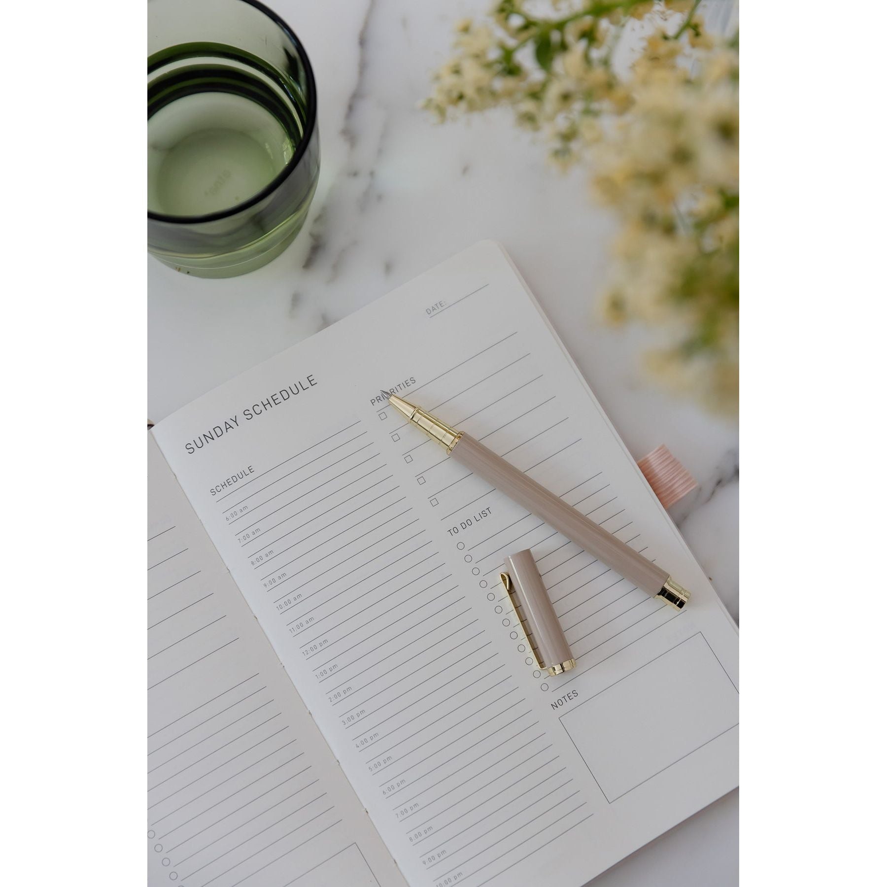 Daily Planner - Blush Pink - Scribble & Dot
