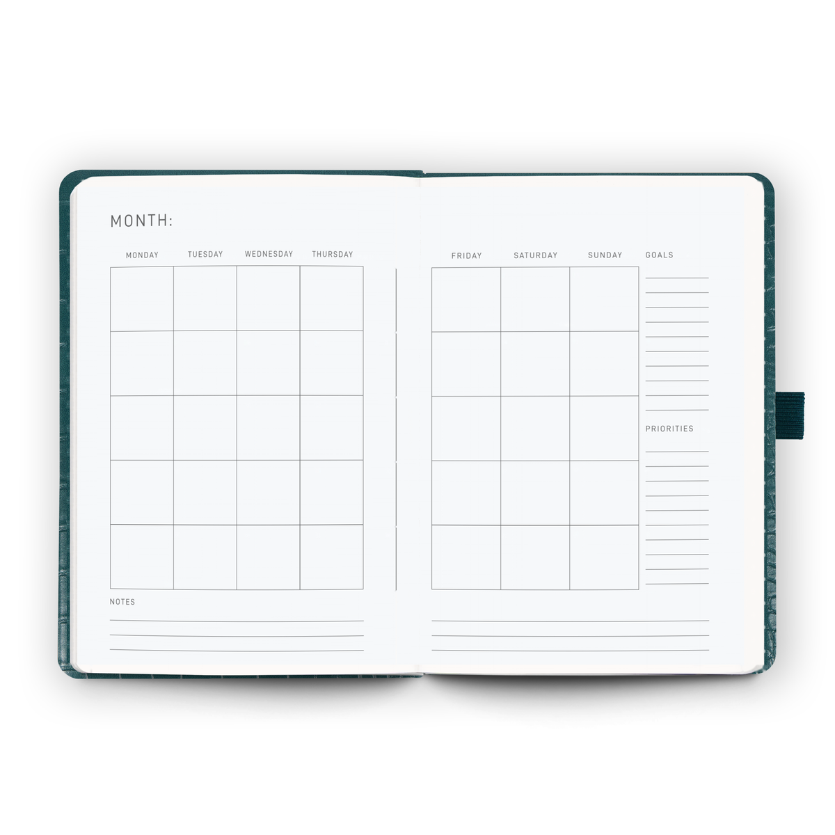 Undated Planner | Caspian Croc