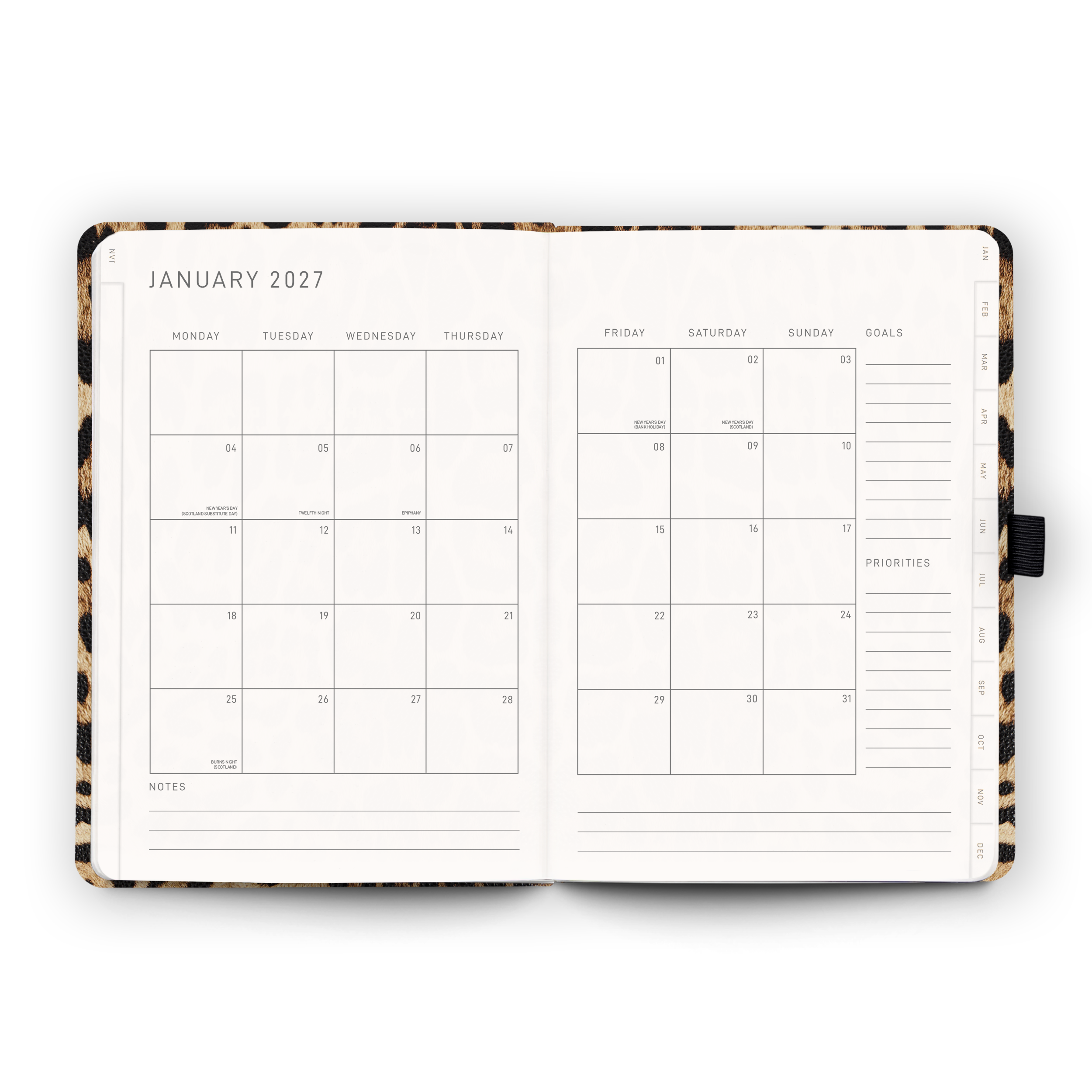2027 Weekly Diary | Savanna