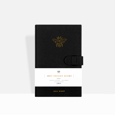 Gold Bee Pocket Diary 2023 - Scribble & Dot