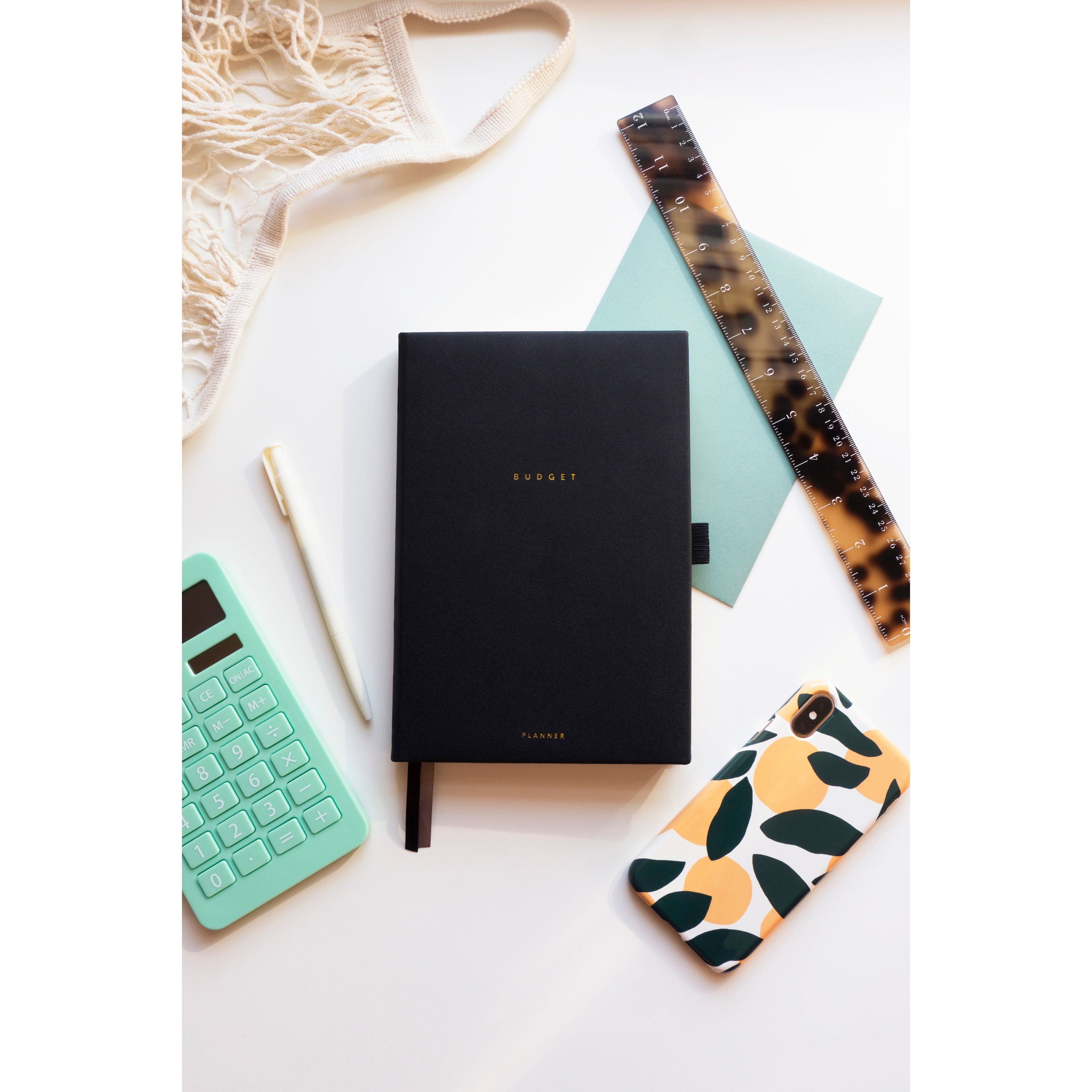 Budget Planner - Black A5 - Scribble & Dot