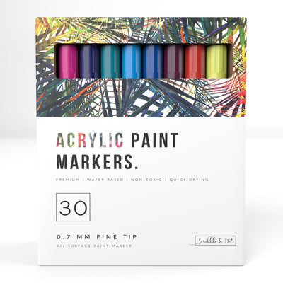 Acrylic Marker Pens - Scribble & Dot